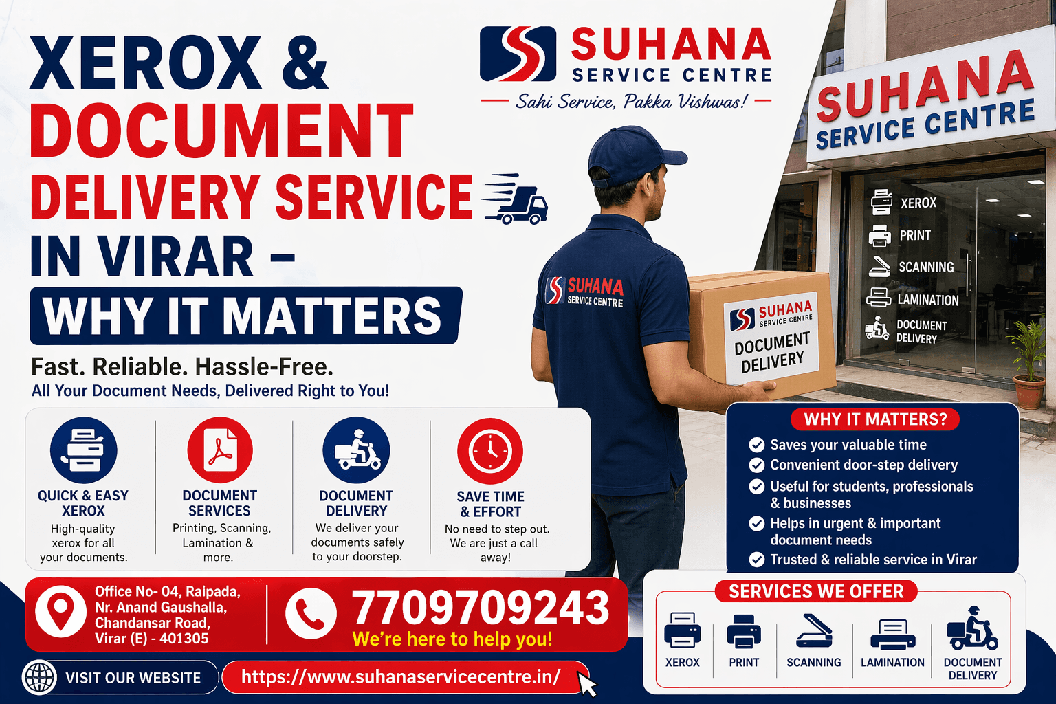 Xerox & Document Delivery Service in Virar – Why It Matters