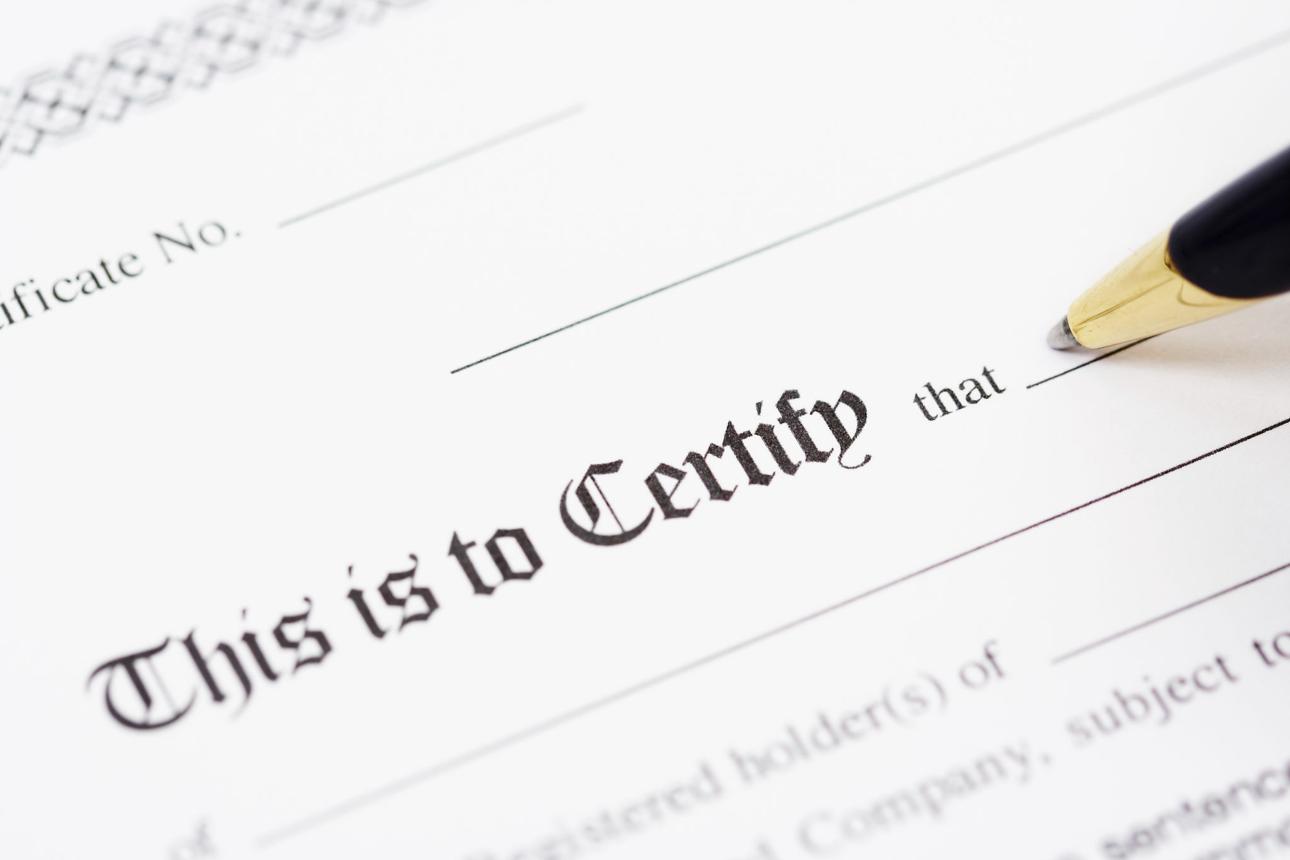 Senior Citizen Certificate service illustration