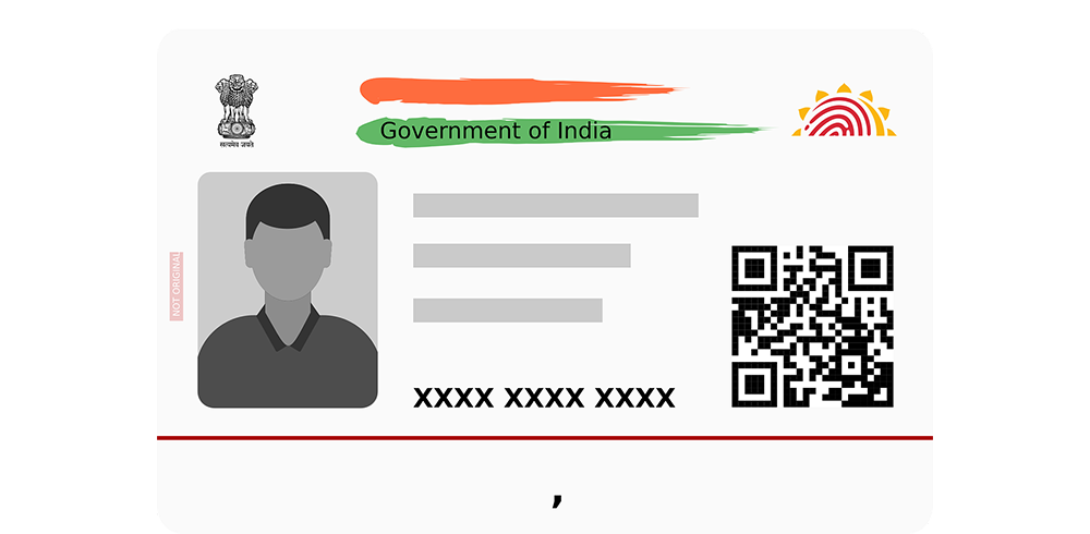 Aadhaar Card New Registration service illustration